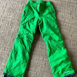 GREEN Columbia ski/snow pants for women XS